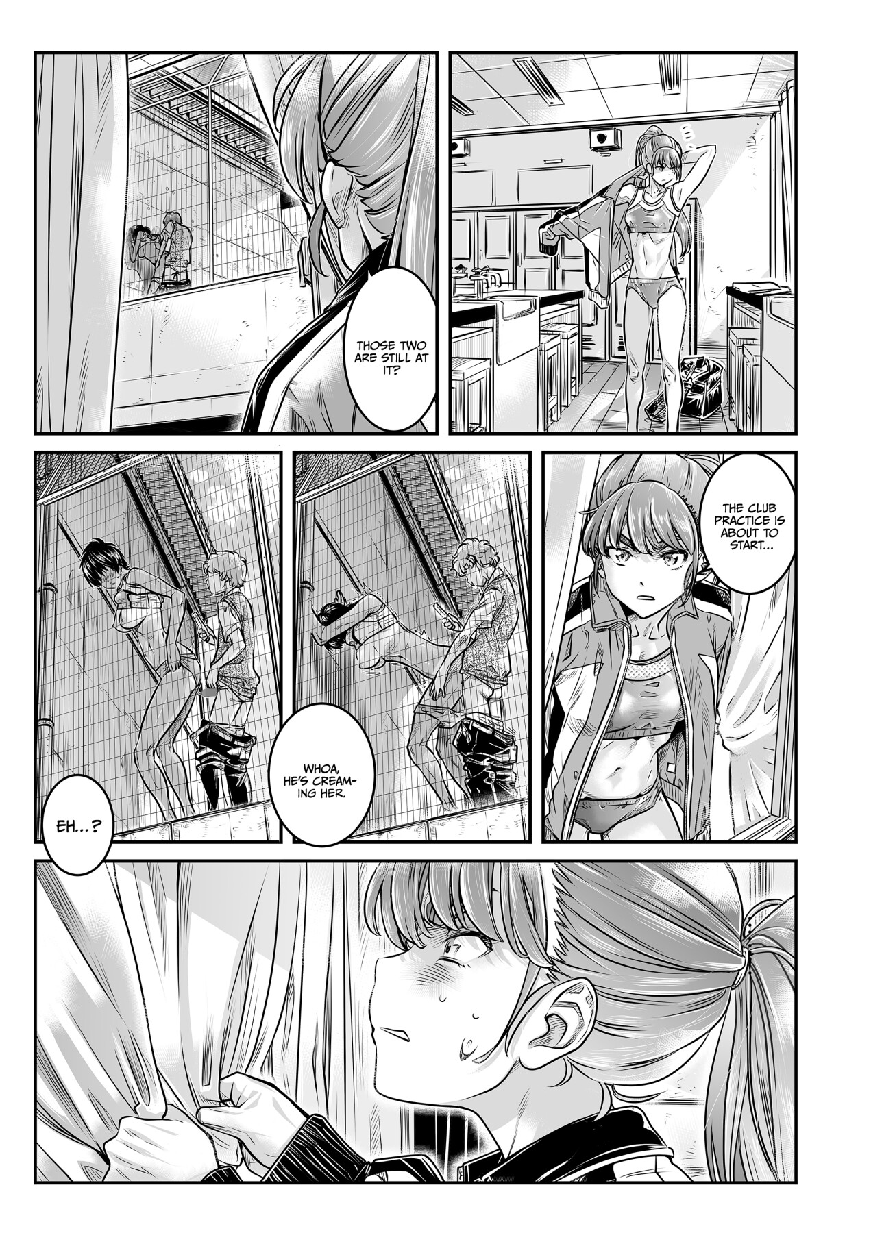 Hentai Manga Comic-The Dominant Track And Field Girl Can't Be Satisfied By A Nobody's Dick-Read-10